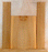 Maple Ukulele Back and Sides Set, Baritone Size, Fiddle Back Figure (LF58)