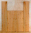 Maple Ukulele Back and Sides Set, Baritone Size, Fiddle Back Figure (LF59)