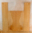 Maple Ukulele Back and Sides Set, Baritone Size, Fiddle Back Figure (LF61)