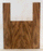 Claro Walnut Ukulele Back and Sides, Tenor Size, Orchard Recovery Eco-friendly, Great Color, Contrast, and Figure (LG18)