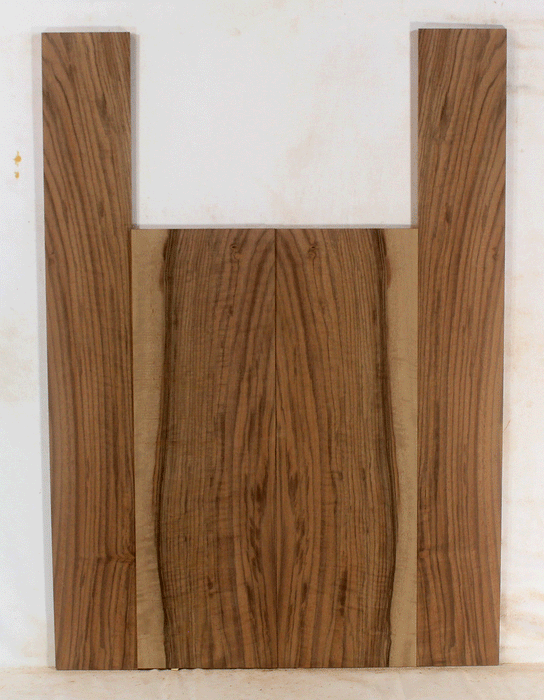 Claro Walnut Ukulele Back and Sides, Tenot Size, Orchard Recovery Eco-friendly, Great Color, Contrast, and Figure (LG22)