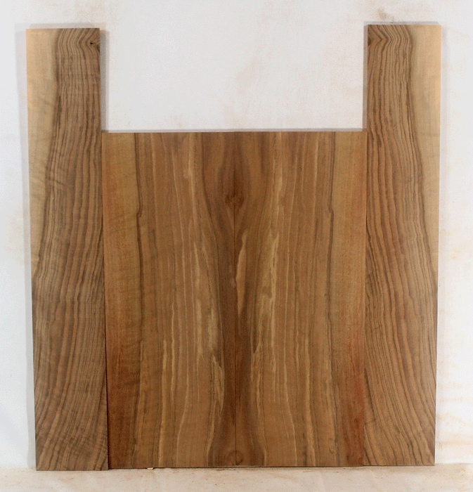 Claro Walnut Ukulele Back and Sides, Baritone Size, Orchard Recovery Eco-friendly, Great Color, Contrast, and Figure (LG24)