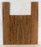 Claro Walnut Ukulele Back and Sides, Baritone Size, Orchard Recovery Eco-friendly, Great Color, Contrast, and Figure (LG27)