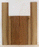 Claro Walnut Ukulele Back and Sides, Baritone Size, Orchard Recovery Eco-friendly, Great Color, Contrast, and Figure (LG34)