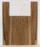 Claro Walnut Ukulele Back and Sides, Baritone Size, Orchard Recovery Eco-friendly, Great Color, Contrast, and Figure (LG39)