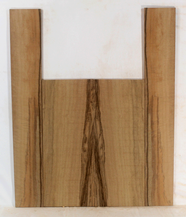 Claro Walnut Ukulele Back and Sides, Baritone Size, Orchard Recovery Eco-friendly, Great Color, Contrast, and Figure (LG43)