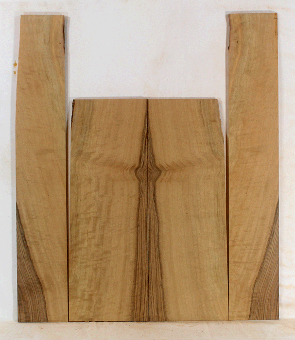 Claro Walnut Ukulele Back and Sides, Baritone Size, Orchard Recovery Eco-friendly, Great Color, Contrast, and Figure (LG47)