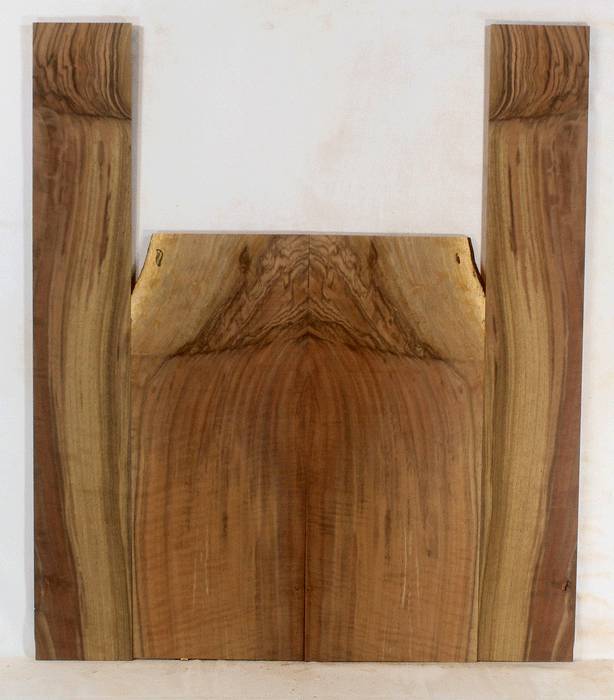 Claro Walnut Ukulele Back and Sides, Baritone Size, Orchard Recovery Eco-friendly, Great Color, Contrast, and Figure (LG50)