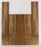 Claro Walnut Ukulele Back and Sides, Baritone Size, Orchard Recovery Eco-friendly, Great Color, Contrast, and Figure (LG53)