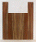 Claro Walnut Ukulele Back and Sides, Baritone Size, Orchard Recovery Eco-friendly, Great Color, Contrast, and Figure (LG54)