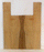Claro Walnut Ukulele Back and Sides, Baritone Size, Orchard Recovery Eco-friendly, Great Color, Contrast, and Figure (LG56)
