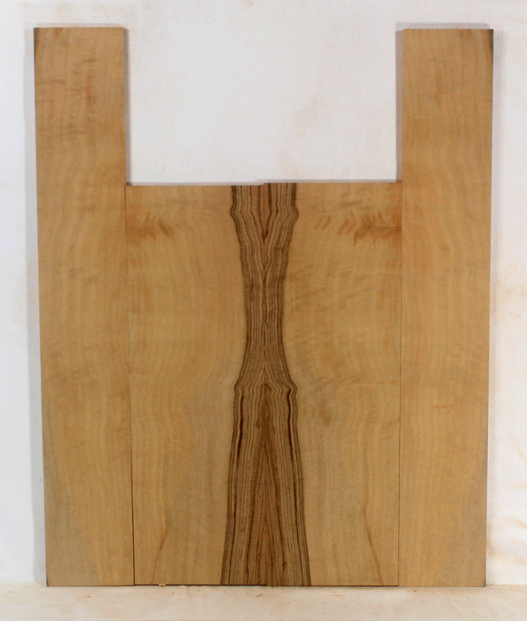 Claro Walnut Ukulele Back and Sides, Baritone Size, Orchard Recovery Eco-friendly, Great Color, Contrast, and Figure (LG56)