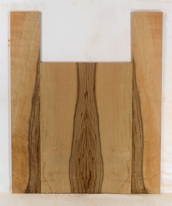 Claro Walnut Ukulele Back and Sides, Baritone Size, Orchard Recovery Eco-friendly, Great Color, Contrast, and Figure (LG59)