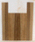 Claro Walnut Ukulele Back and Sides, Baritone Size, Orchard Recovery Eco-friendly, Great Color, Contrast, and Figure (LG63)