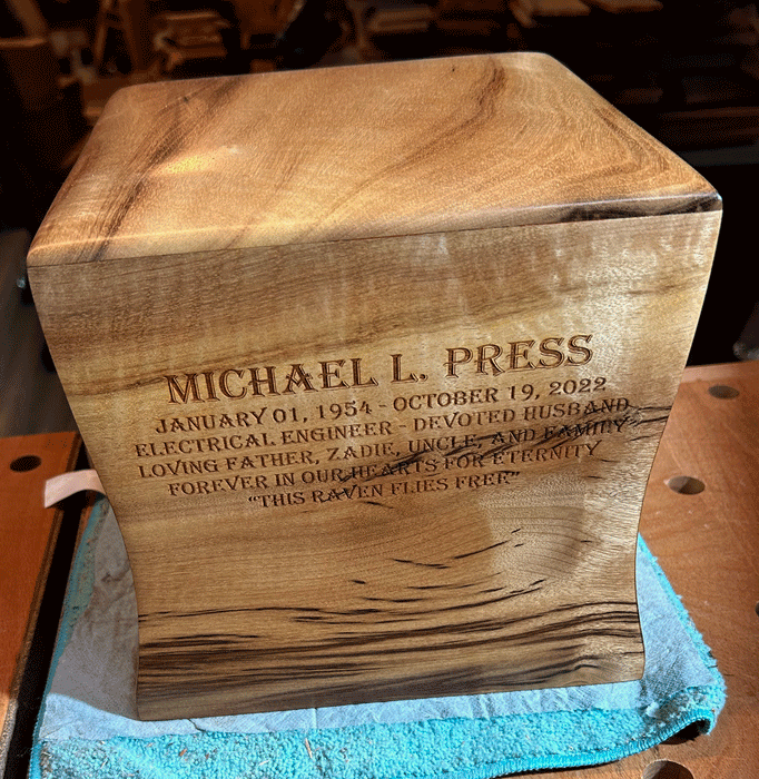 Urn for M. Press