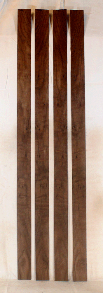 Claro Walnut Bow Veneers