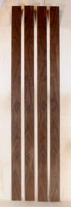 Claro Walnut Bow Veneers