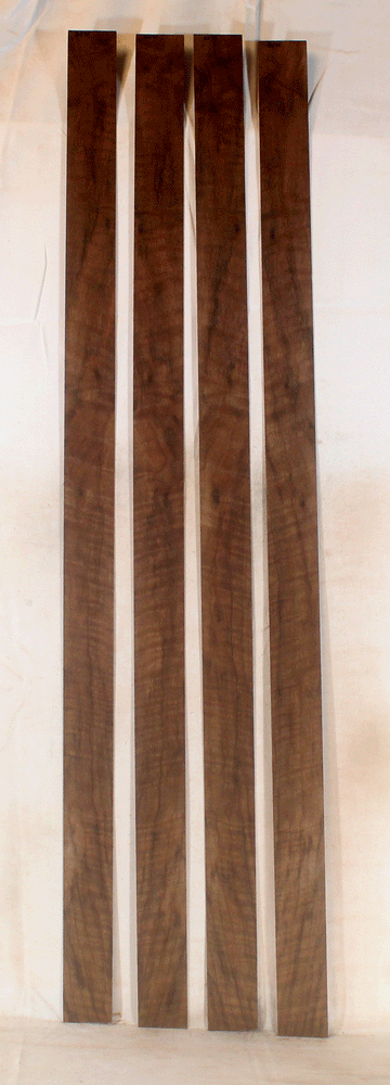 Claro Walnut Bow Veneer