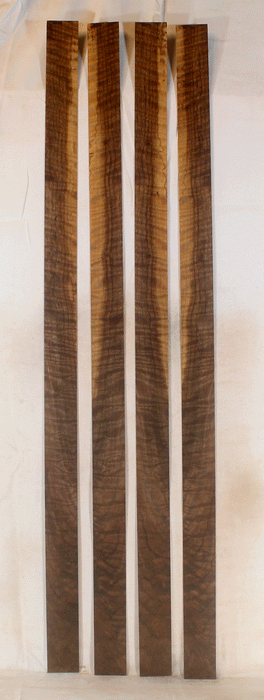 Claro Walnut Bow Veneer