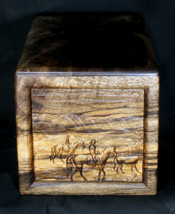Myrtle Handmade Urn Western Theme (AA20)