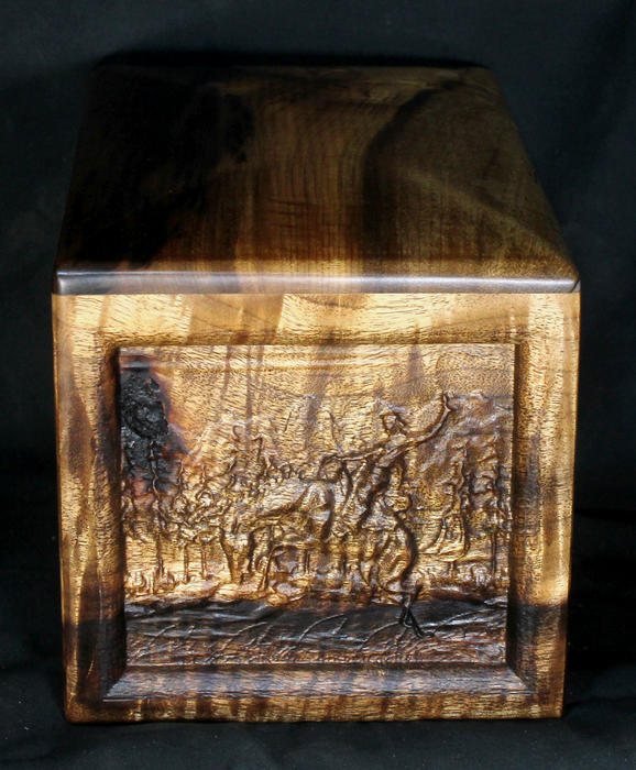 Myrtle Urn Western Theme Handmade (AA25)